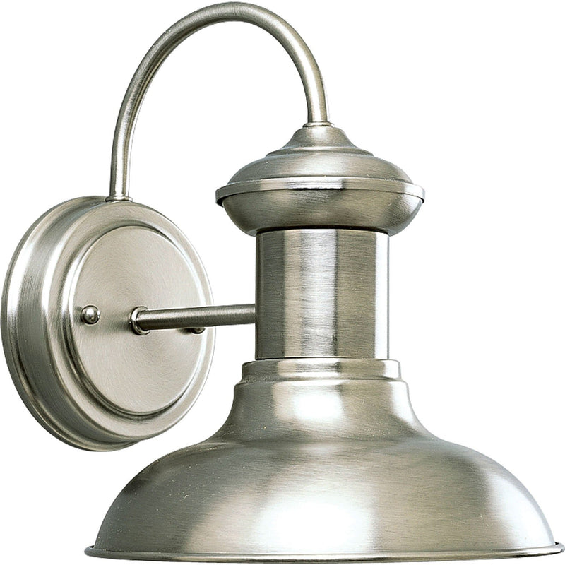 Brookside Small Outdoor Wall Sconce in Antique Nickel