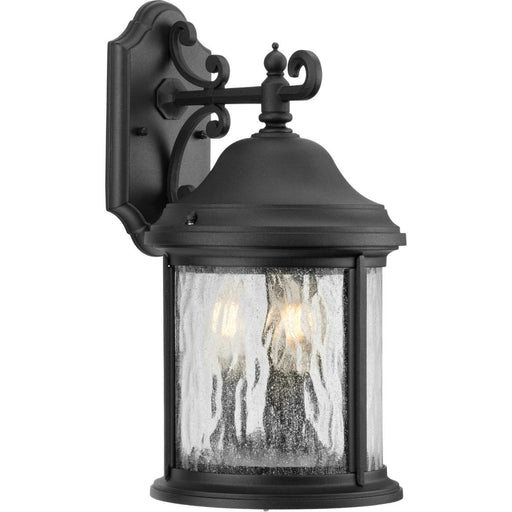 Ashmore 3-Light Medium Outdoor Wall Lantern in Textured Black