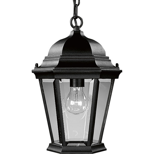 Welbourne One Light Hanging Lantern in Textured Black