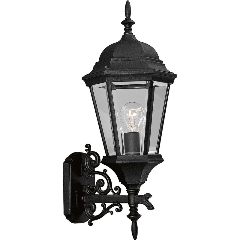 Welbourne Extra Large Outdoor Wall Lantern in Textured Black