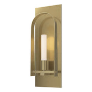 Triomphe 1-Light Sconce in Modern Brass with Modern Brass Accent - 201070-SKT-86-86-FD0462 by Hubbardton Forge