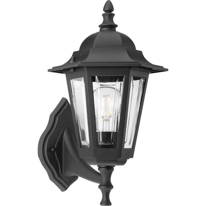 Cast Lantern One Light Wall Lantern in Black