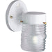 Utility Lantern One Light Wall Lantern in White