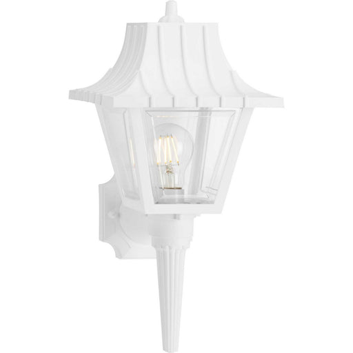 Mansard One Light Wall Lantern in White
