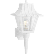 Mansard Outdoor Wall Lantern in White