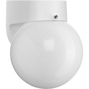 Polycarbonate Medium Outdoor Wall Lantern in White