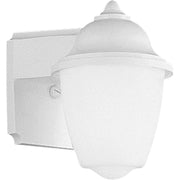 Polycarbonate Large Outdoor Wall Lantern in White