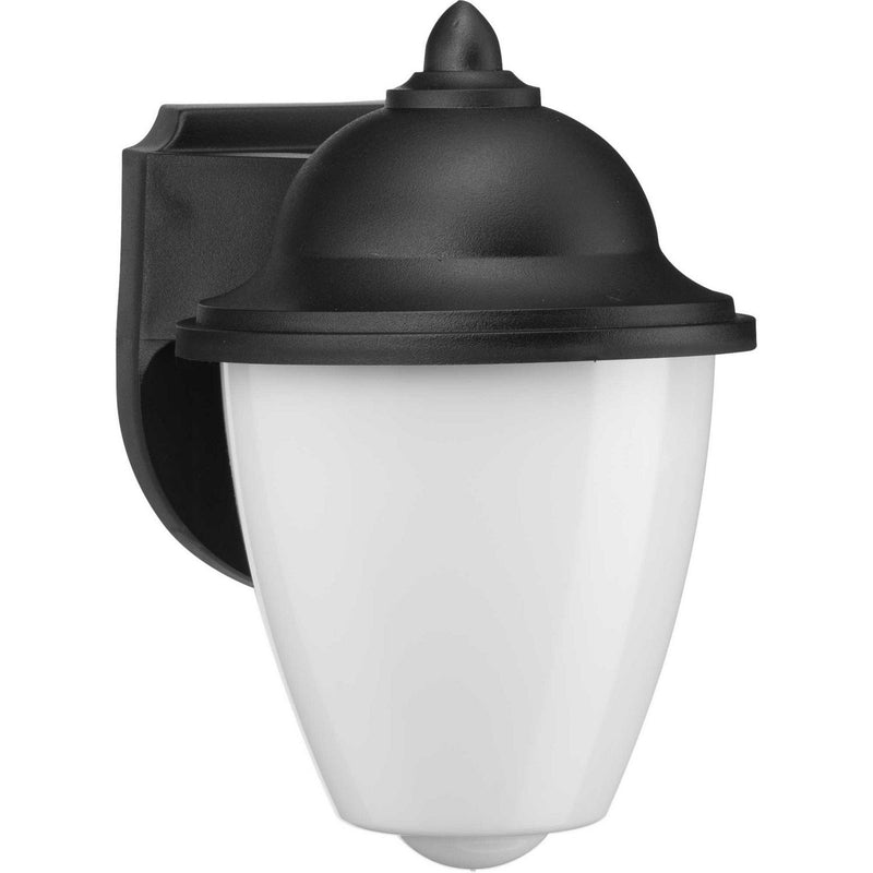 Polycarbonate Large Outdoor Wall Lantern in Black