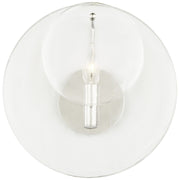 Loire Small 12" Wall Sconce in Polished Nickel