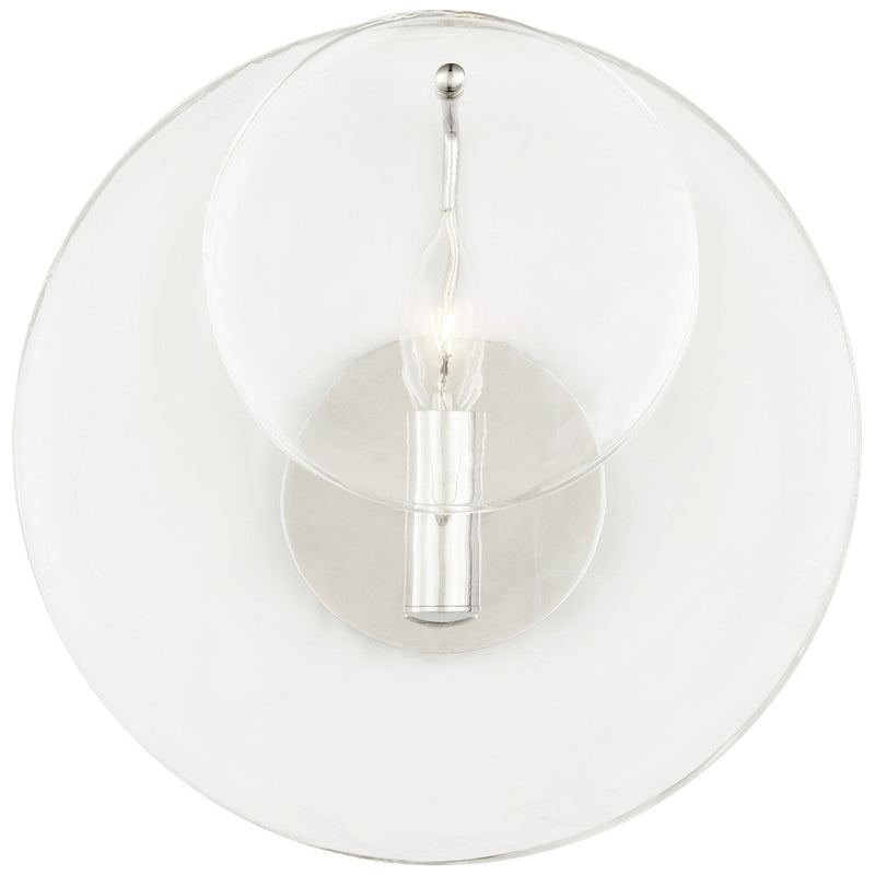 Loire Small 12" Wall Sconce in Polished Nickel