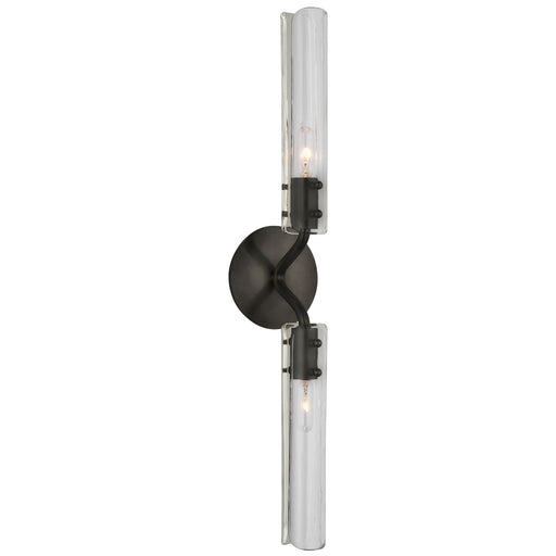 Casoria 23" Linear 2-Light Wall Sconce in Bronze