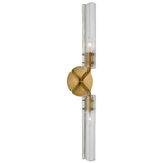 Casoria 23" Linear 2-Light Wall Sconce in Hand-Rubbed Antique Brass