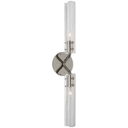 Casoria 23" Linear 2-Light Wall Sconce in Polished Nickel