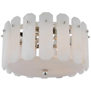 Bonnington Small 4-Light Flush Mount in Polished Nickel