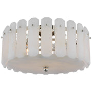 Bonnington Medium 4-Light Flush Mount in Polished Nickel
