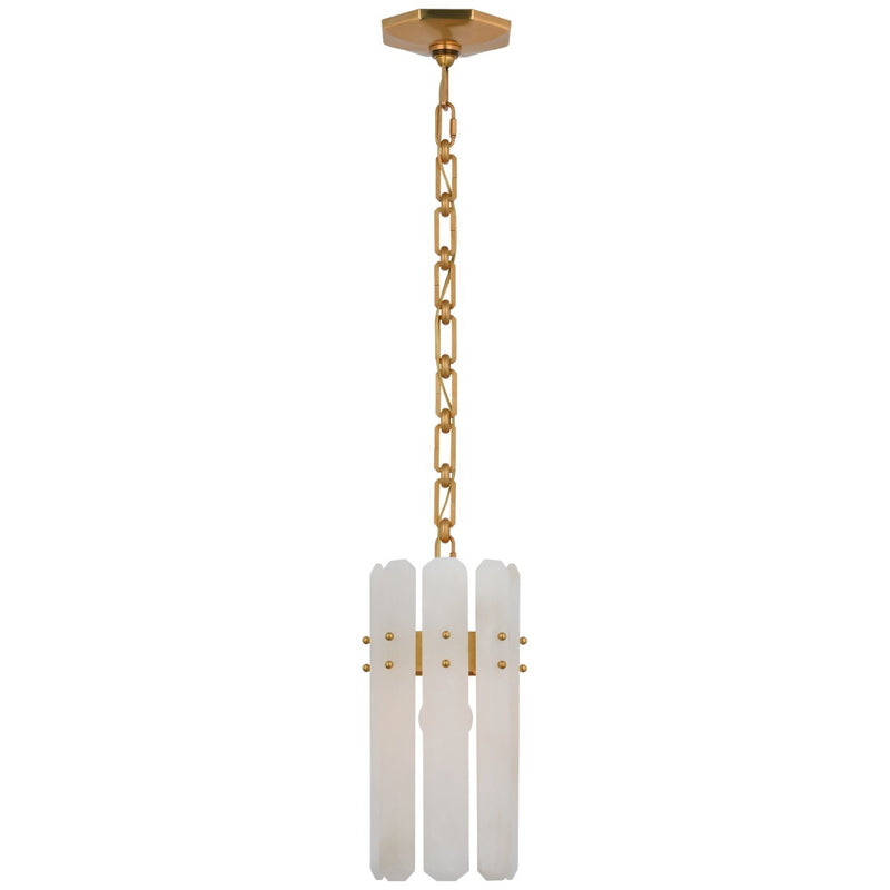 Bonnington Small Pendant in Hand-Rubbed Antique Brass