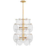 Loire Medium Barrel 20" 6-Light Pendant in Gild