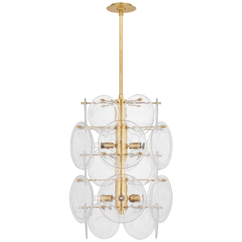 Loire Medium Barrel 20" 6-Light Pendant in Gild