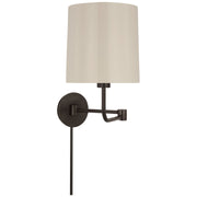 Go Lightly Swing Arm Wall Lamp in Bronze