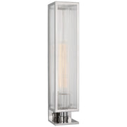 York 24" Single Box Wall Sconce in Polished Nickel