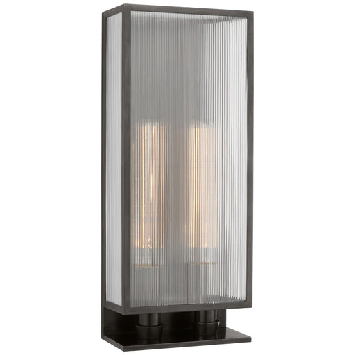 York 24" Double Box Outdoor Wall Sconce BBL 2183 in Bronze