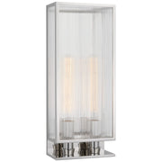 York 24" Double Box Outdoor Wall Sconce BBL 2183 in Polished Nickel