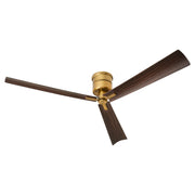 Osprey 56" 3-Blade Wet Hugger Ceiling Fan in Brushed Brass