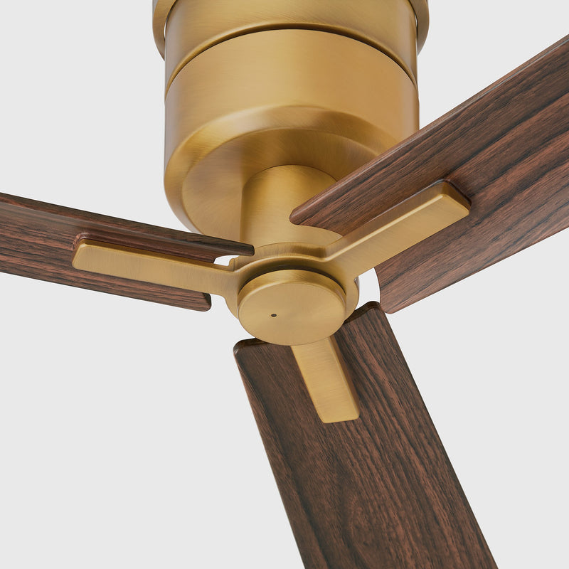 Osprey 56" 3-Blade Wet Hugger Ceiling Fan in Brushed Brass