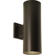 Cylinder 5" Up/Down Outdoor Wall Sconce in Antique Bronze