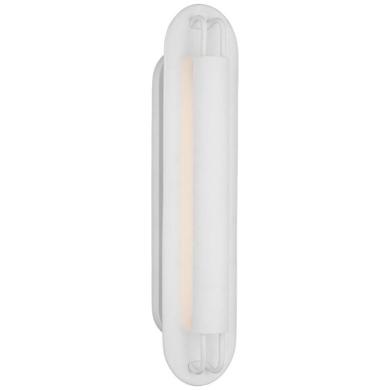Teline 24" Oval Wall Sconce in Matte White