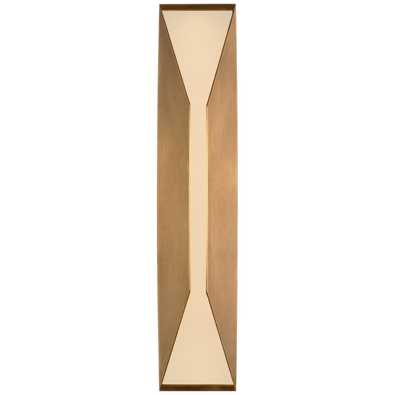 Stretto 24" Outdoor Wall Sconce in Antique-Burnished Brass