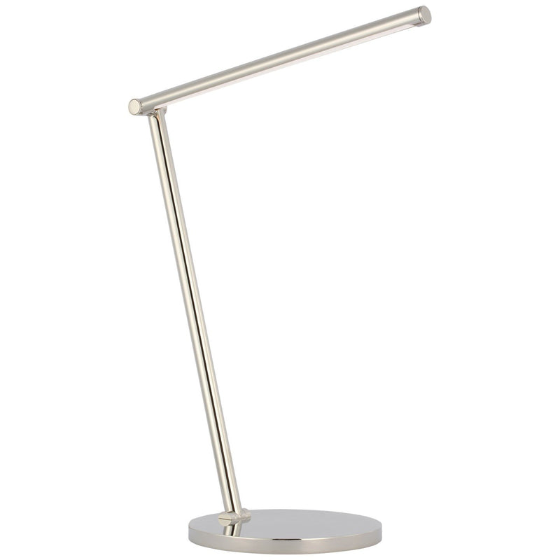 Cona Desk Lamp in Polished Nickel