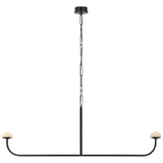 Pedra 56" Linear Chandelier in Bronze