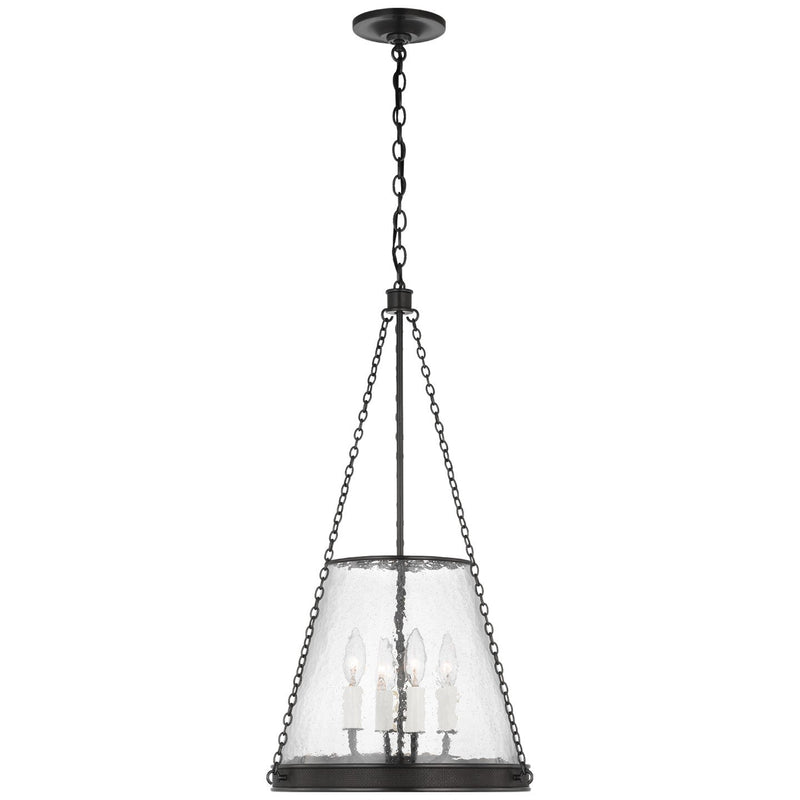 Reese 14" 4-Light Lantern Pendant in Bronze
