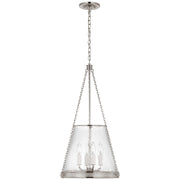 Reese 14" 4-Light Lantern Pendant in Polished Nickel