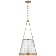 Reese 14" 4-Light Lantern Pendant in Soft Brass