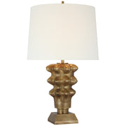 Luxor Medium Table Lamp in Museum Brass