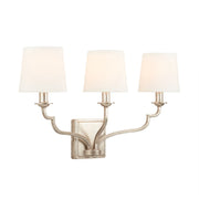 Ophelia 3-Light Bath Vanity Light in Winter Gold