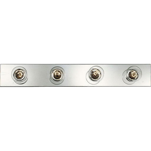 Broadway-Economy Four Light Bath Bracket in Polished Chrome