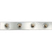 Broadway-Economy Four Light Bath Bracket in Polished Chrome