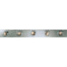 Broadway-Economy Five Light Bath Bracket in Polished Chrome