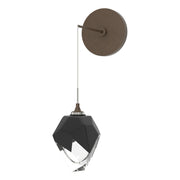 Chrysalis Small Low Voltage Sconce in Bronze - 201397-SKT-05-BP0754 by Hubbardton Forge