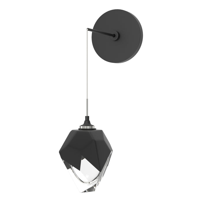 Chrysalis Small Low Voltage Sconce in Black - 201397-SKT-10-BP0754 by Hubbardton Forge