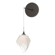 Chrysalis Small Low Voltage Sconce in Oil Rubbed Bronze - 201397-SKT-14-WP0754 by Hubbardton Forge
