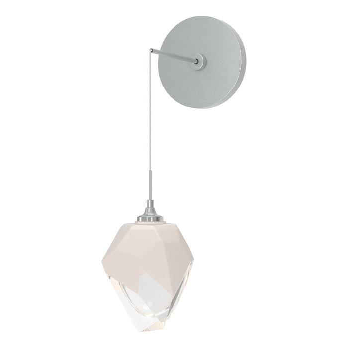 Chrysalis Small Low Voltage Sconce in Vintage Platinum - 201397-SKT-82-WP0754 by Hubbardton Forge