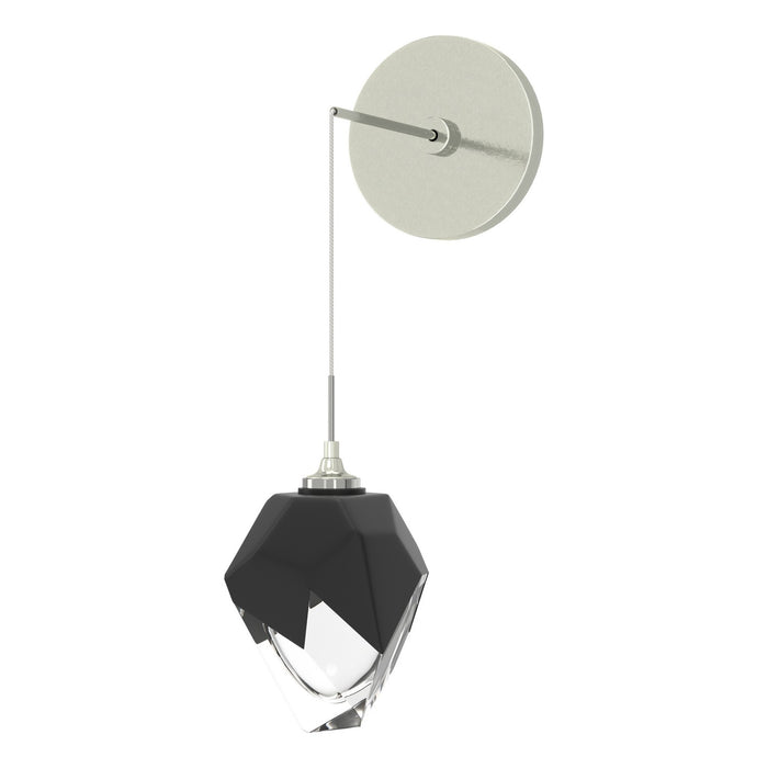 Chrysalis Small Low Voltage Sconce in Sterling - 201397-SKT-85-BP0754 by Hubbardton Forge