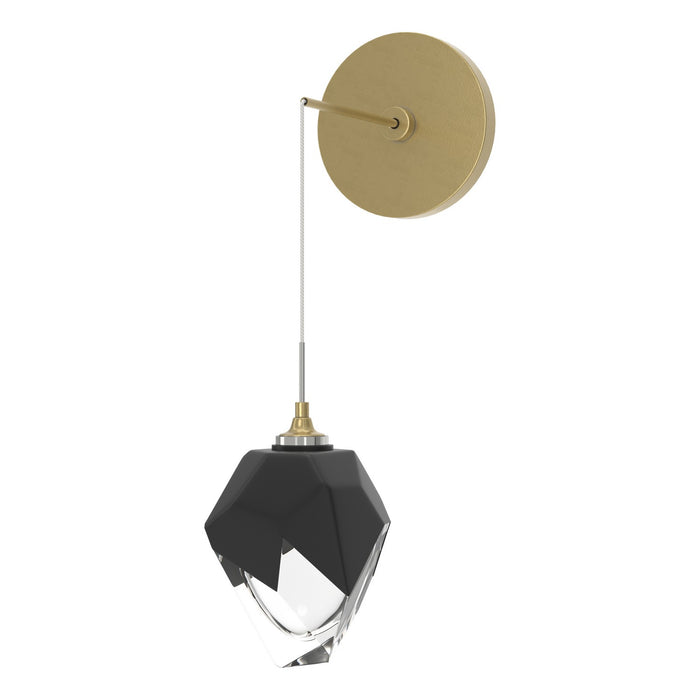 Chrysalis Small Low Voltage Sconce in Modern Brass - 201397-SKT-86-BP0754 by Hubbardton Forge