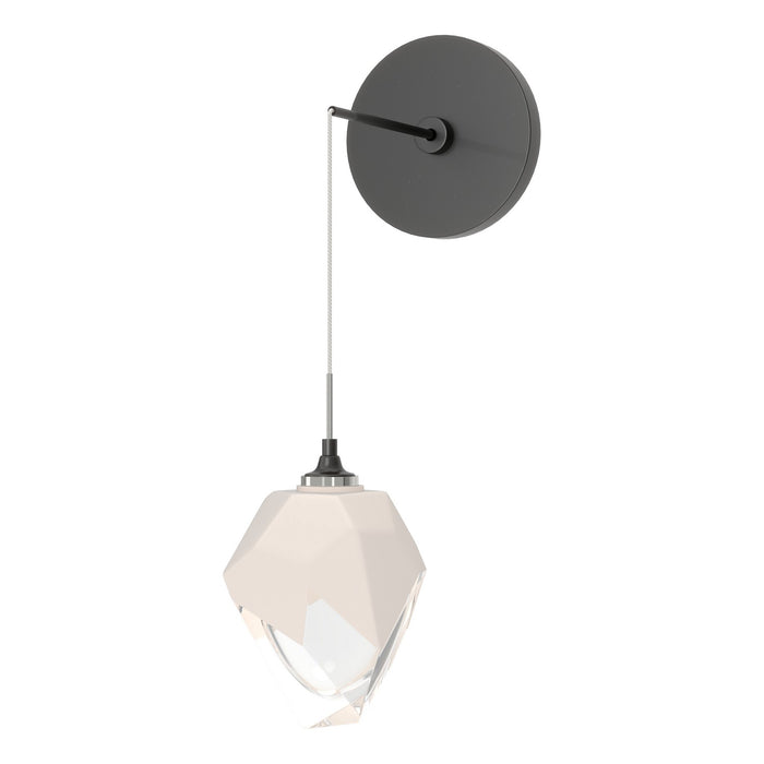 Chrysalis Small Low Voltage Sconce in Ink - 201397-SKT-89-WP0754 by Hubbardton Forge