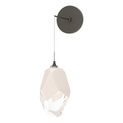 Chrysalis Large Low Voltage Sconce in Dark Smoke - 201398-SKT-07-WP0755 by Hubbardton Forge