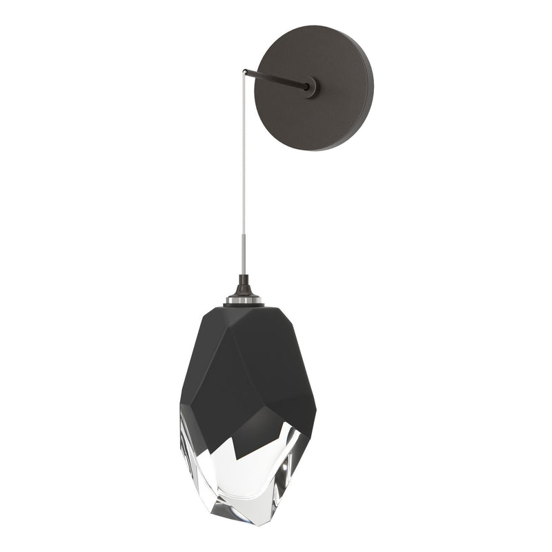 Chrysalis Large Low Voltage Sconce in Oil Rubbed Bronze - 201398-SKT-14-BP0755 by Hubbardton Forge